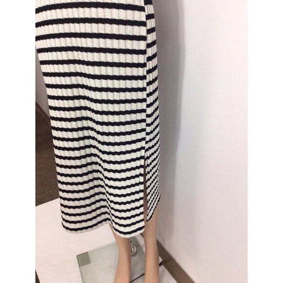 H&M Stripe Maxi Dress Nautical Womens Small - Picture 4 of 11